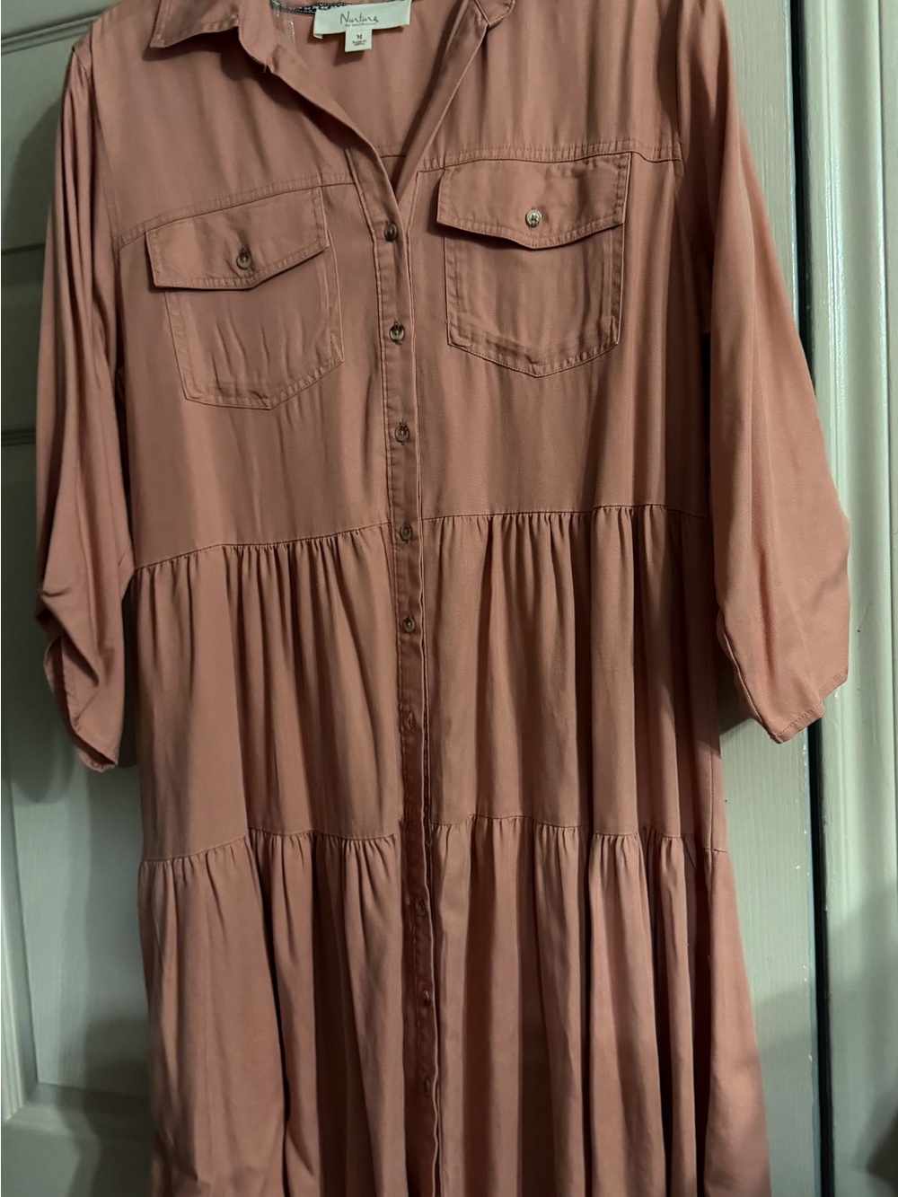 Westbound Nurture Dusty Rose Button-Front Shirt